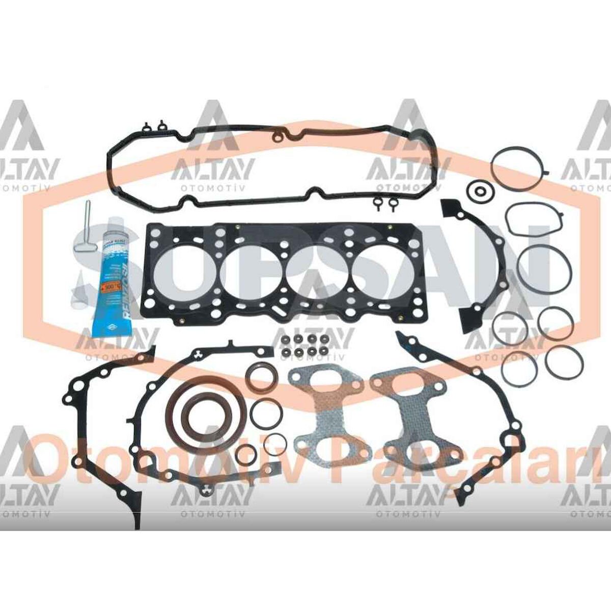 TAKIM CONTA DOBLO / PALIO / PUNTO 1.4 8V FIRE KEÇELİ SUPAP LASTİKLİ SKCLİ TAM FIAT DOBLO, PUNTO OEM: S0080090