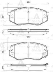 58101-1KA00 FREN BALATA IX-20 10-13 / VENGA 11= / SOUL 14= ÖN