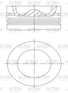 8770340STD000G PİSTON SEGMANLI CAPTIVA / ANTARA 2.0 CDTI Z20DM 83mm STD