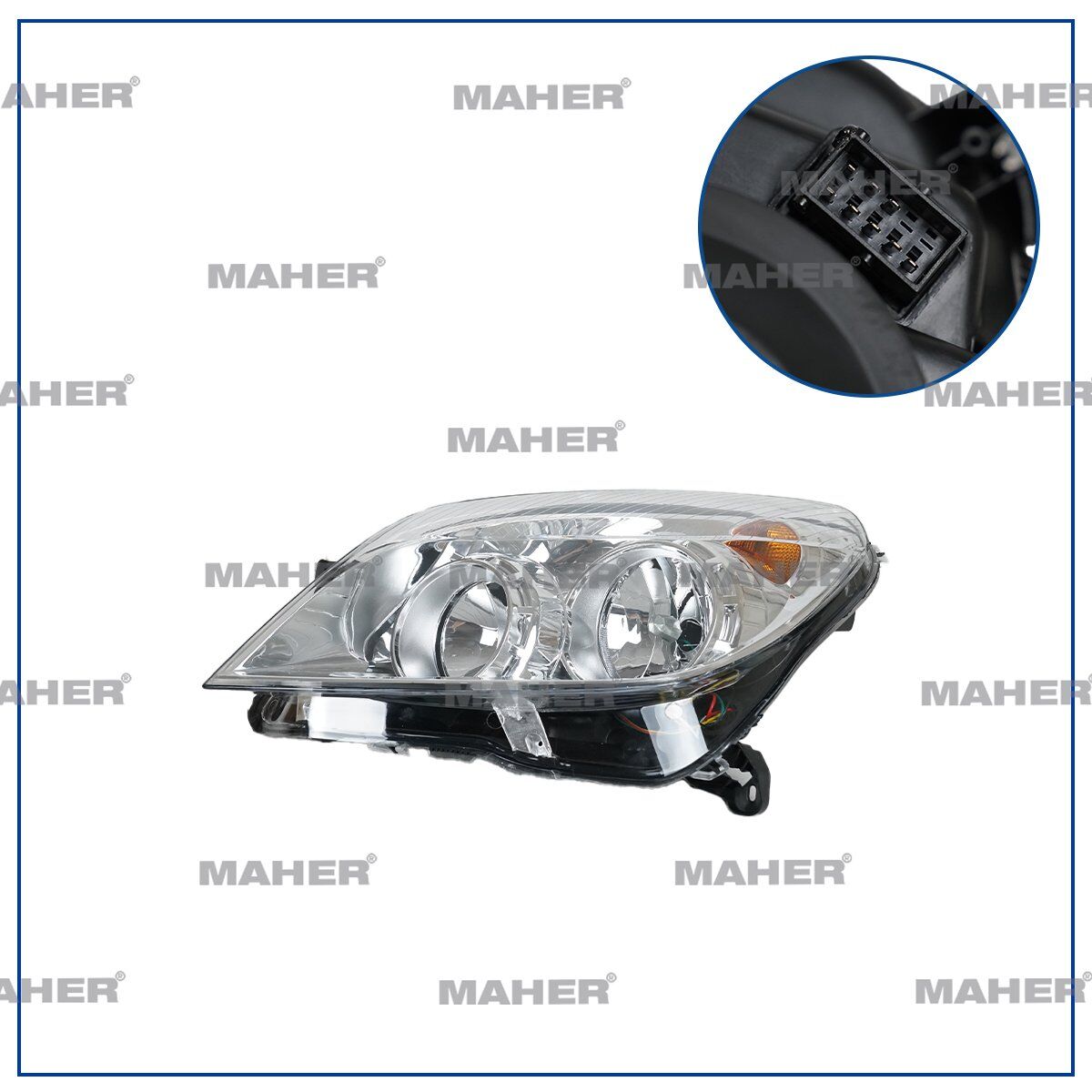 1216659 FAR ASTRA H 04-09 (MOTORU UZERINDE) ÖN SOL (BEYAZ ZEMİN)