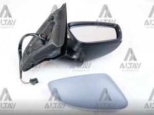 AYNA DIŞ DİKİZ TOLEDO / RAPİD 12-15 ELEKTRİKLİ, ISITMALI, ASTARLI SAĞ   OEM: 5JB857508C9B9