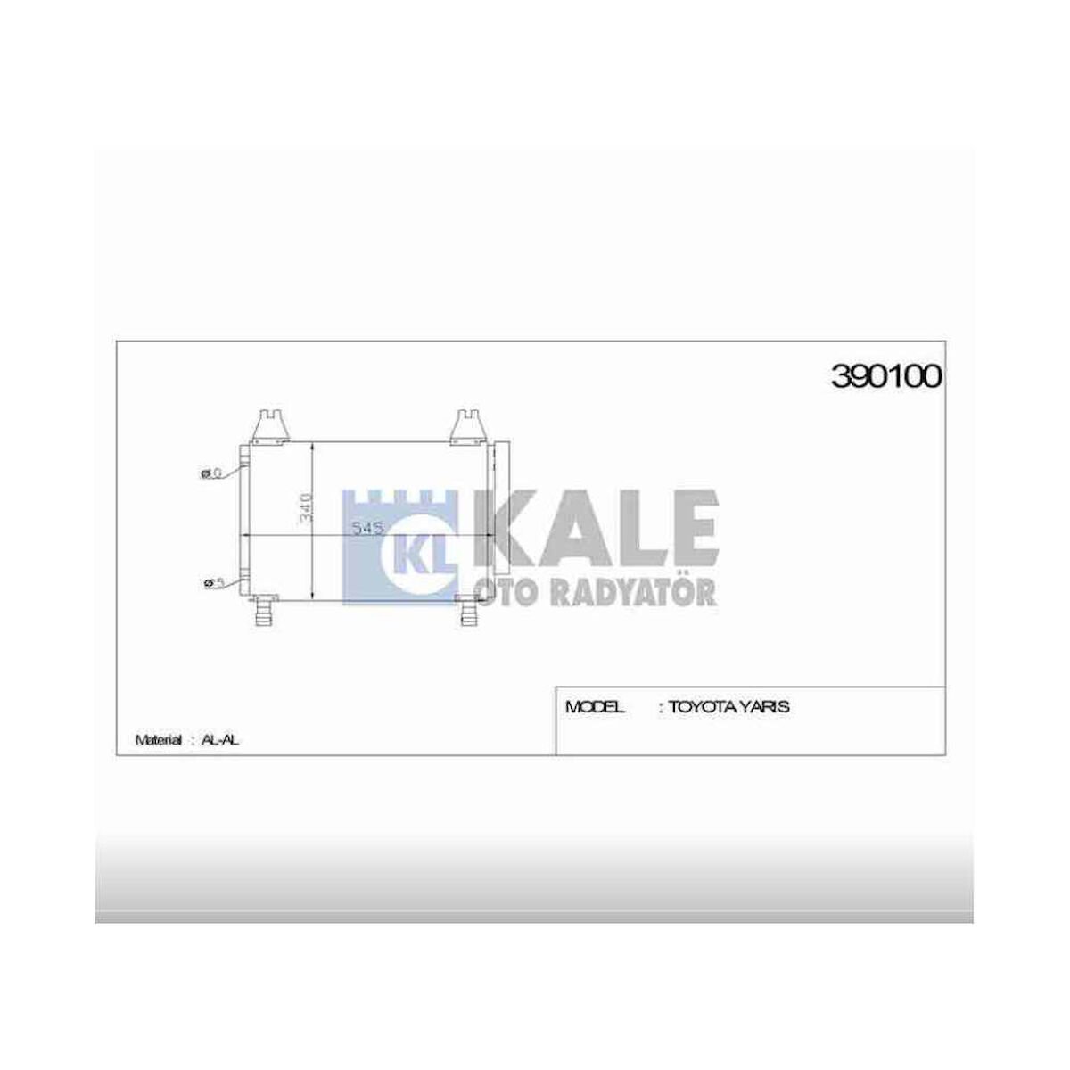 RADYATÖR KLİMA YARIS 06-12 BENZİNLİ TOYOTA YARIS OEM: 88460-52110