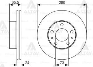 46806234 FREN DISKI DUCATO- BOXER-JUMPER I-II-III  94-14 / ÖN HAVALI 18Q 300-5