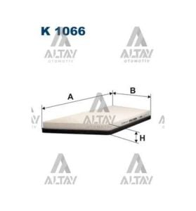 POLEN FİLTRESİ 206 99= KARBONSUZ PEUGEOT 206 OEM: 6447AZ