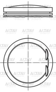 06H107065BK PİSTON SEGMANLI A3 / A4 / PASSAT 07-14 BZB-CABA-CABB-CABD 21mm 050