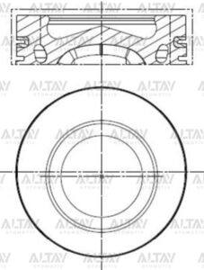 04L107065D PİSTON SEGMANLI GOLF7 / A3 / LEON 13= 1.6TDI CLHA-CLHB-CRKB STD