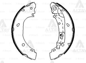 77362286 FREN BALATA DUCATO  98-05 / BOXER 98-05 / JUMPER 98-05 PABUÇ LEVYELI ARKA