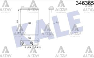 46722928 RADYATÖR KALORİFER DOBLO 01-10 / BRAZING