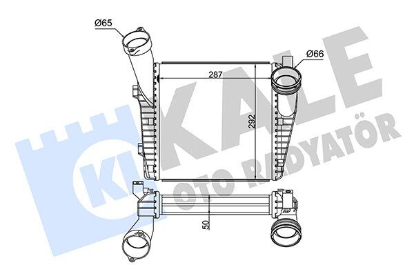7L6145803D TURBO RADYATÖRÜ (INTERCOOLER) TOUAREG / Q7 / CAYENNE 04=