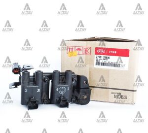27301-26600 ATEŞLEME BOBİNİ ACCENT 00-06 1.5-1.6 / ERA 06-11 1.4 / ELANTRA 01-07 / RIO 06-11 / CERATO 04-09 / MATRIX 06-08