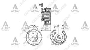 9642929880 TRİGER GERGİSİ CITROEN C2 / C3 / BERLINGO / SAXO / XSARA / NEMO / PEUGEOT / 106 / 206 / 206+ / 207 / 307 / BIPPER / PARTNER / FIAT FIORINO