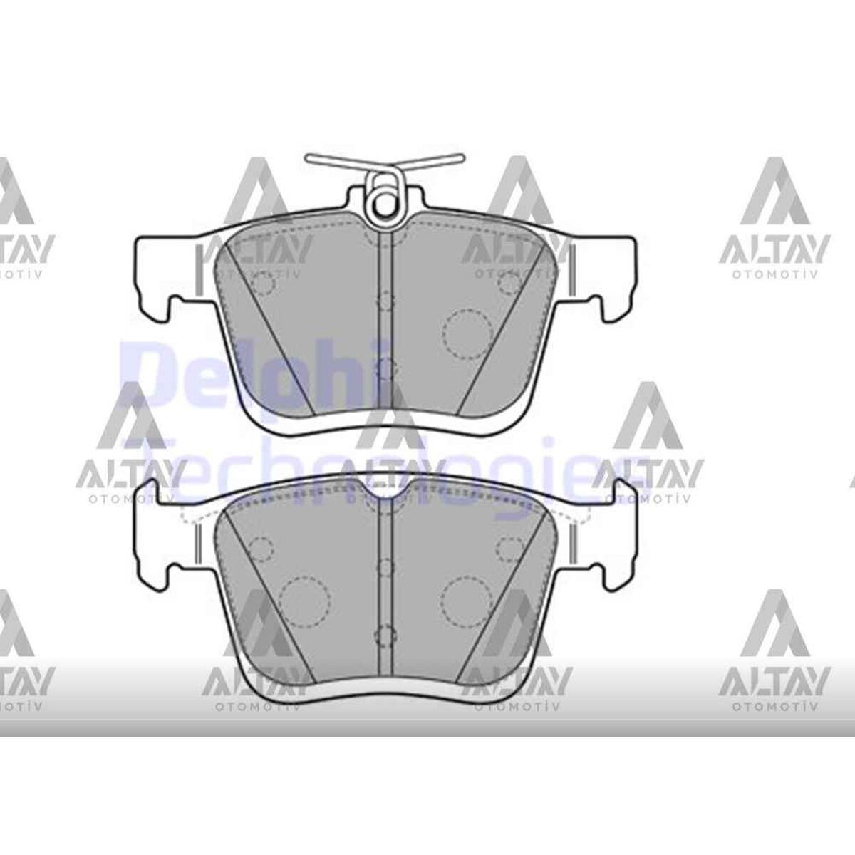 FREN BALATA GOLF7 12= / PASSAT 14= / TIGUAN 16= / A3 12= / LEON= / OCTAVIA 12= ARKA VOLKSWAGEN GOLF, PASSAT OEM: 8V0698451