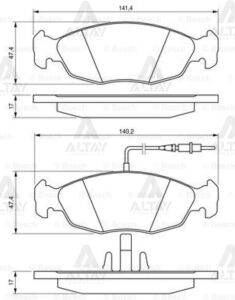 425103 FREN BALATA 306 1.4-1.6 / XSARA 2.0 ÖN