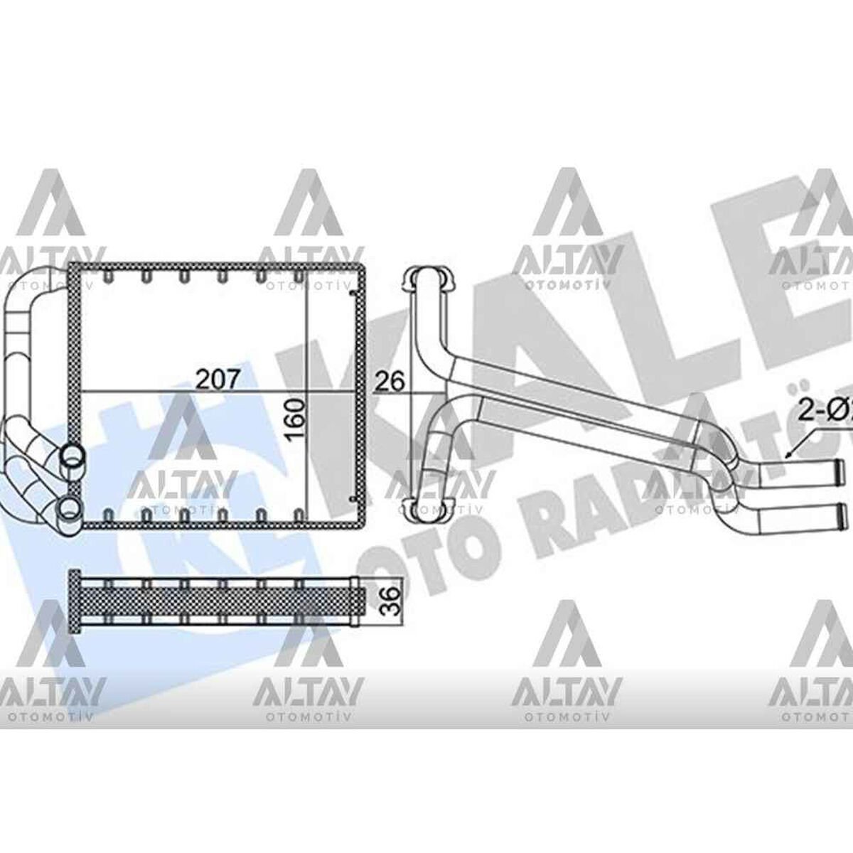 RADYATÖR KALORİFER ELANTRA 11-16 HYUNDAI ELANTRA OEM: 97138-3X000