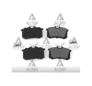 FREN BALATA MEGANE II 03= / 307 00= / C3-C4 09= / GOLF4 99-06 / BORA 99-05 (KALINLIK 16.2mm) ARKA CITROEN, PEUGEOT, RENAULT, VOLKSWAGEN 307, C3, C4, GOLF, MEGANE OEM: 7701206784