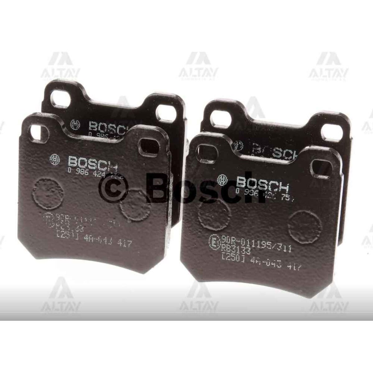 FREN BALATA VECTRA B  96-03 / OMEGA A 86-94 KALINLIK 15mm ARKA OPEL VECTRA OEM: 4837241