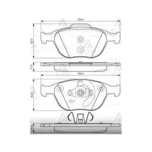 FREN BALATA TRANSIT CONNECT 02-13 ÖN FORD CONNECT, TRANSIT OEM: 2T142K021AC