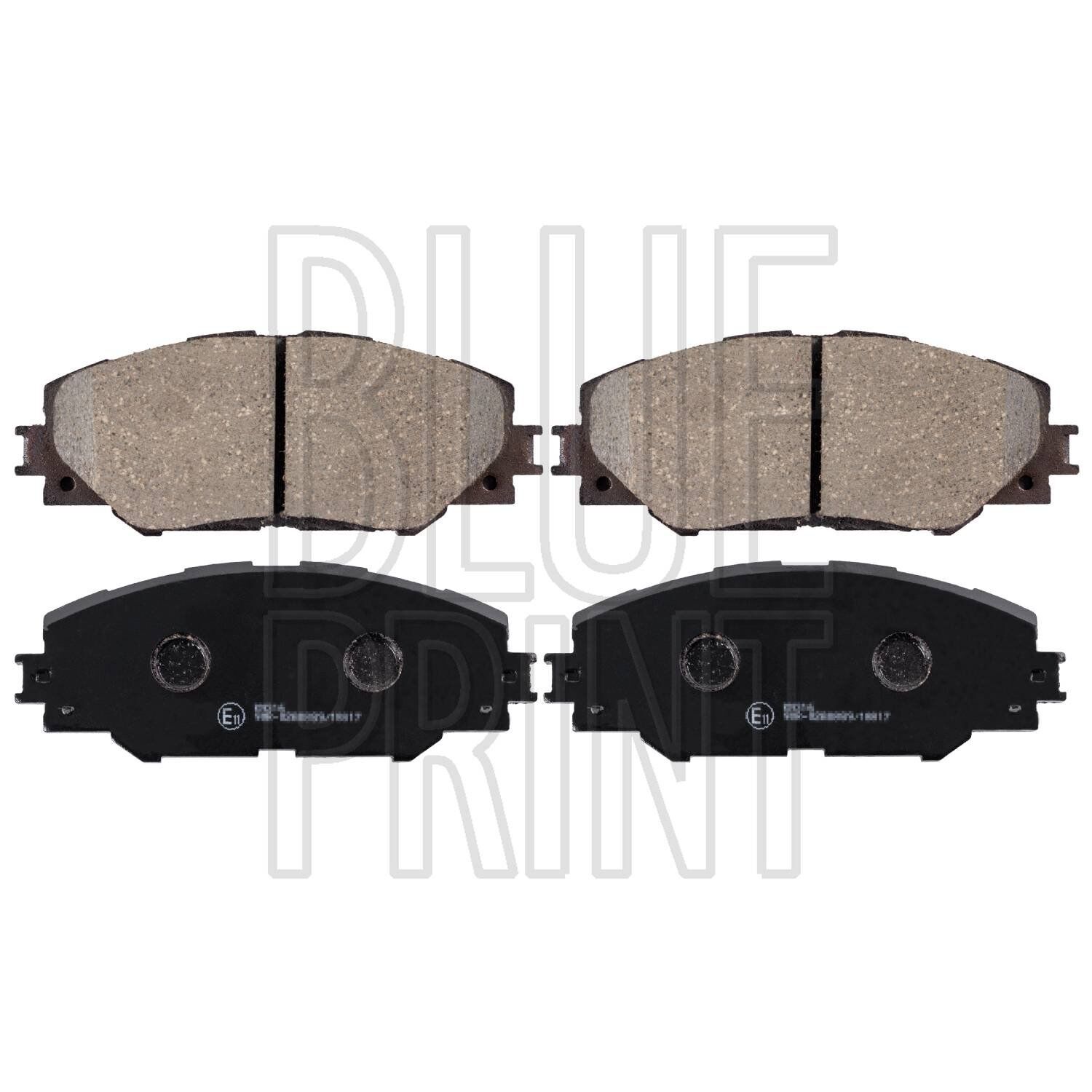 04465-42140 FREN BALATA RAV-4 07= / FE-511 / AURIS 11= 1.8 HYBRID ÖN