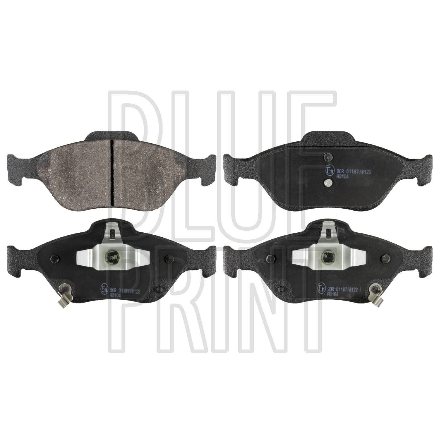 04465-0D050 FREN BALATA YARIS 06-18 1.5 / YARIS HYBRID 12= FRANSA MONTAJ ÖN