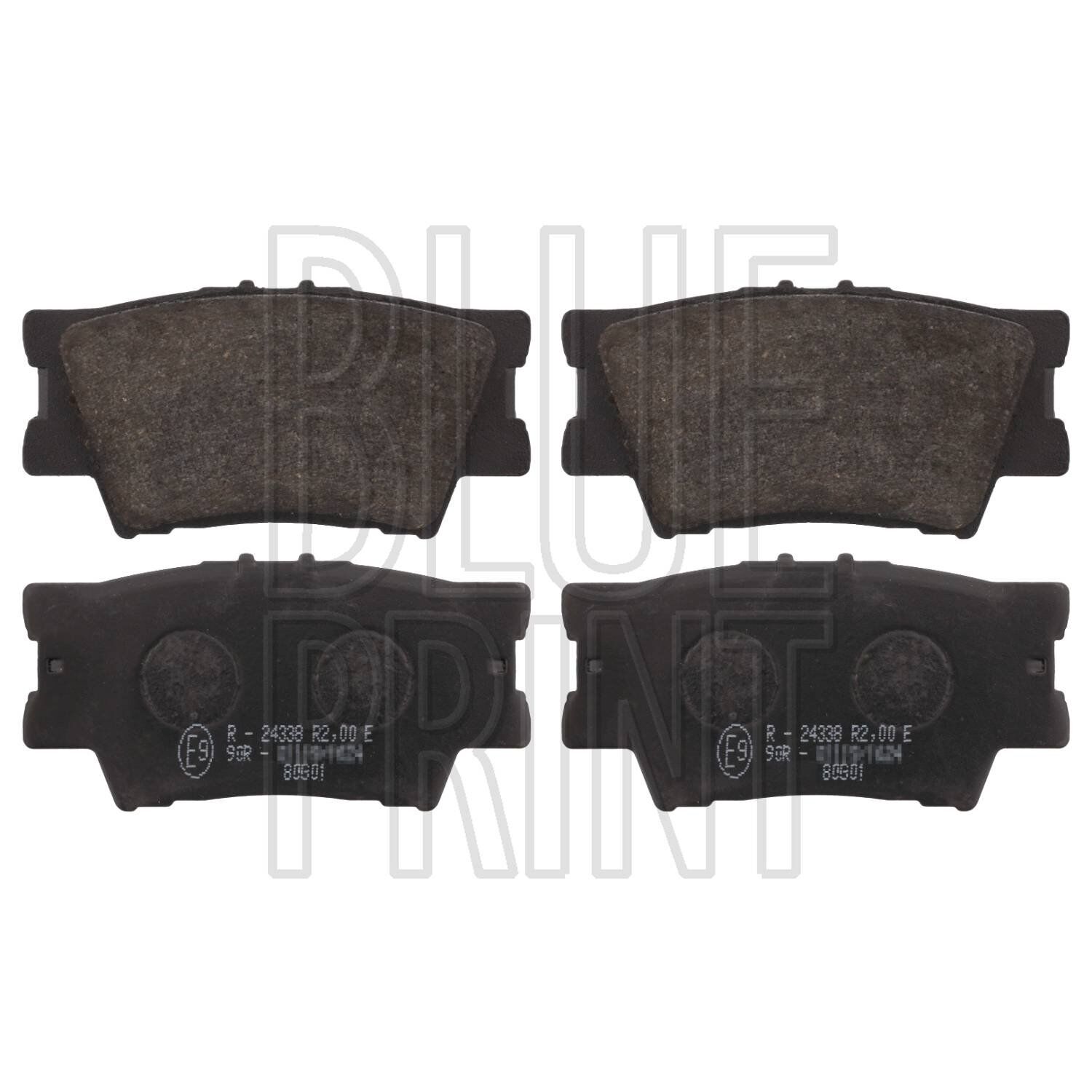 04466-06090 FREN BALATA RAV-4 06-15 / CAMRY 06-11 / YARIS 06= DİSK ARKA