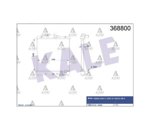 RADYATÖR SU A4 / A6 / PASSAT 97-04 AEB-ALZ-AWT-AVF-AFN 1.6-1.8 -1.9 TDI MANUEL MEKANİK VOLKSWAGEN PASSAT OEM: 8D0121251P