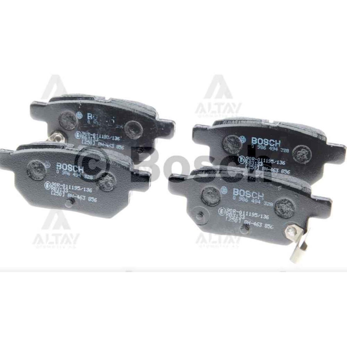 FREN BALATA COROLLA 07-12 / COROLLA 13= / AURIS 0712 BENZINLI ARKA TOYOTA AURIS, COROLLA OEM: 446647100