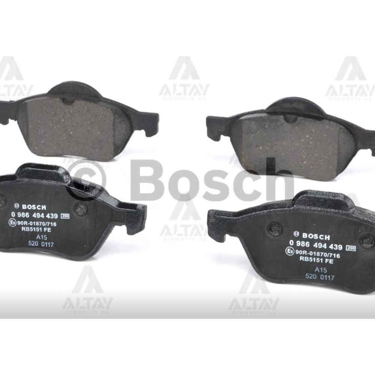 FREN BALATA MEGANE II 02-08 ÖN RENAULT MEGANE OEM: 410601237R