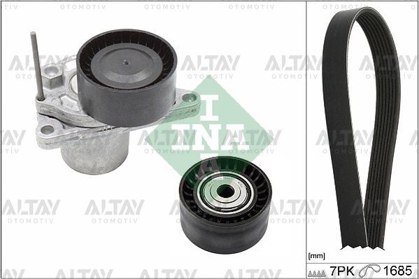 529024610 VANTİLATÖR GERGİ SETİ QASHQAI 10= 1.6  DCI / MEGANE