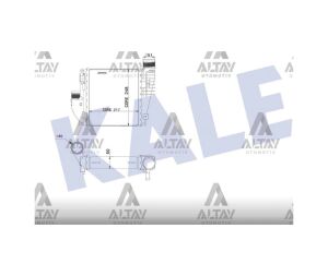 TURBO RADYATÖRÜ (INTERCOOLER) 308 II / 3008 II / C4 II / C4 PICASSO 13= 1.2-1.6THP-1.6HDI CITROEN, PEUGEOT 308, C4 OEM: 9675627980