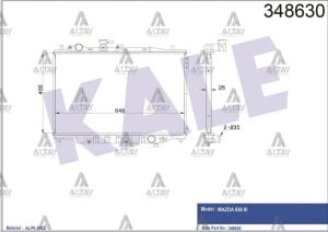 F2H1-15-200 RADYATÖR SU 626 88-92 1.6 - 2.0 M-T BRAZING