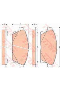 FREN BALATA CRUZE 09-12 / ASTRA J 09-17 / MOKKA 12-18 16 JANT ÖN OPEL ASTRA OEM: 13301234