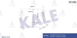 20759648 RADYATÖR KLİMA CAPTIVA 06-12 / ANTARA 06-12 2.0D