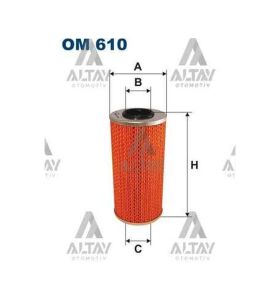 YAĞ FİLTRESİ SPRİNTER / VİTO / MAN 604 / 208 / 308 / 312 / 412D 85-93 M102 PEUGEOT 308 OEM: A6061800009