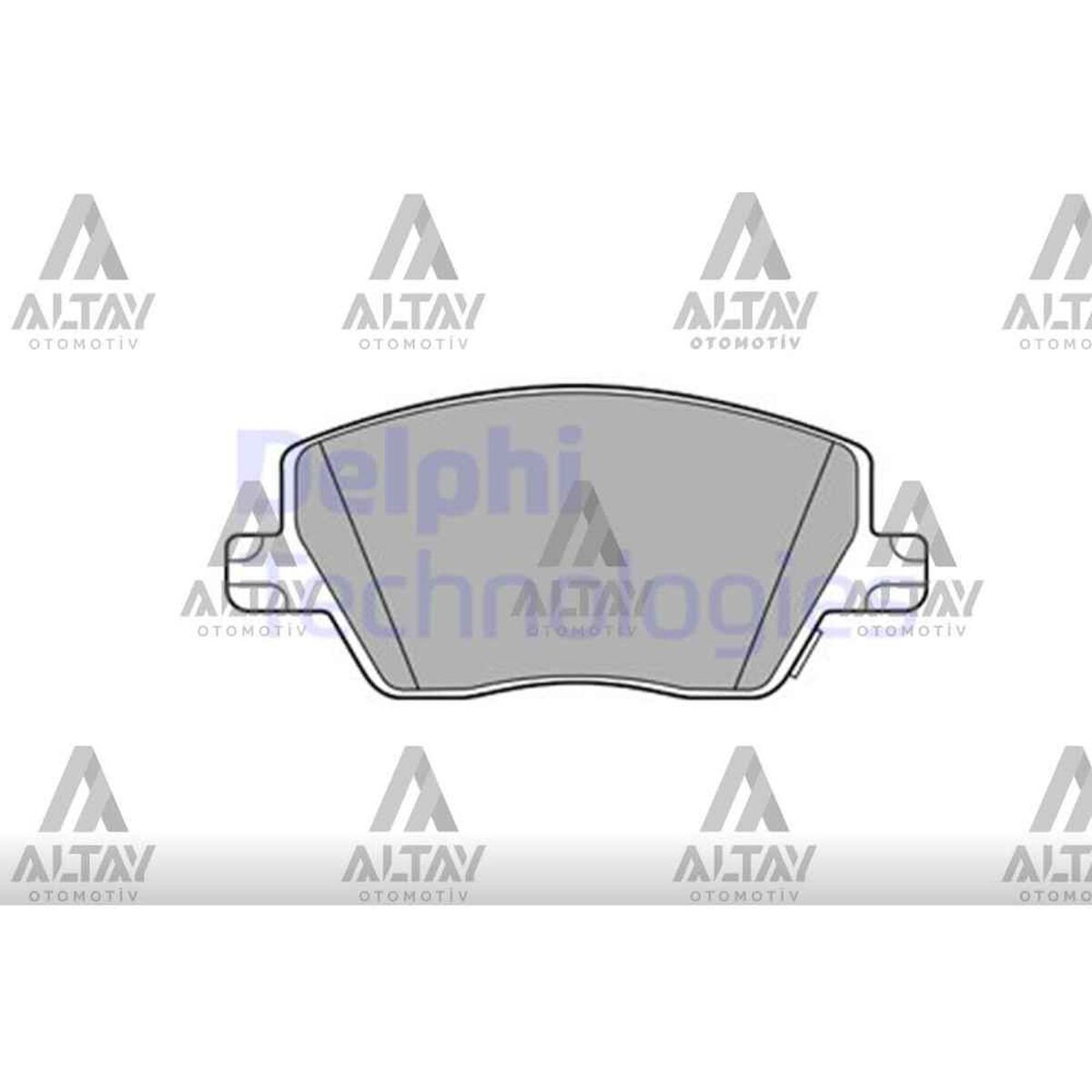 FREN BALATA EGEA 15= 1.3JTD-1.6JTD (MANDO FREN SİSTEMİ 133mm) ÖN FIAT EGEA OEM: 77367628