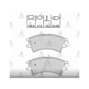 FREN BALATA ATOS  98-05 ÖN   OEM: 58101-02A00
