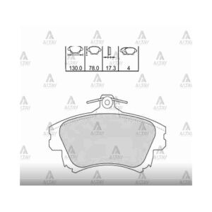 FREN BALATA CARISMA 00-06 / COLT 04-11 / VOLVO S40 / V40 ÖN   OEM: 30623259