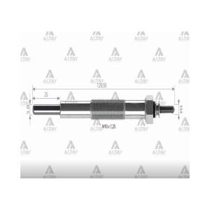 KIZDIRMA BUJİSİ (ISITMA) CANTER 659 EURO3 23V.   OEM: ME007649