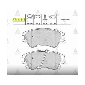 FREN BALATA ATOS 06-09 ÖN   OEM: 58101-05A10