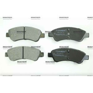 FREN BALATA C-ELYSEE 12= / 301 12= / 208 12= / BERLINGO 03-08 / C3 II 09-16 / PARTNER 03-08 / 207 06-12 ÖN / JUMPER 06= ARKA CITROEN, PEUGEOT 207, BERLINGO, C3, PARTNER OEM: 1610489680