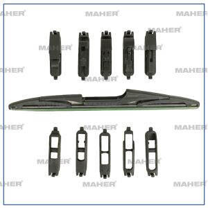 11421 SİLECEK SÜPÜRGESİ PLASTİK TİP 10 APARATLI 12 ARKA (300mm)