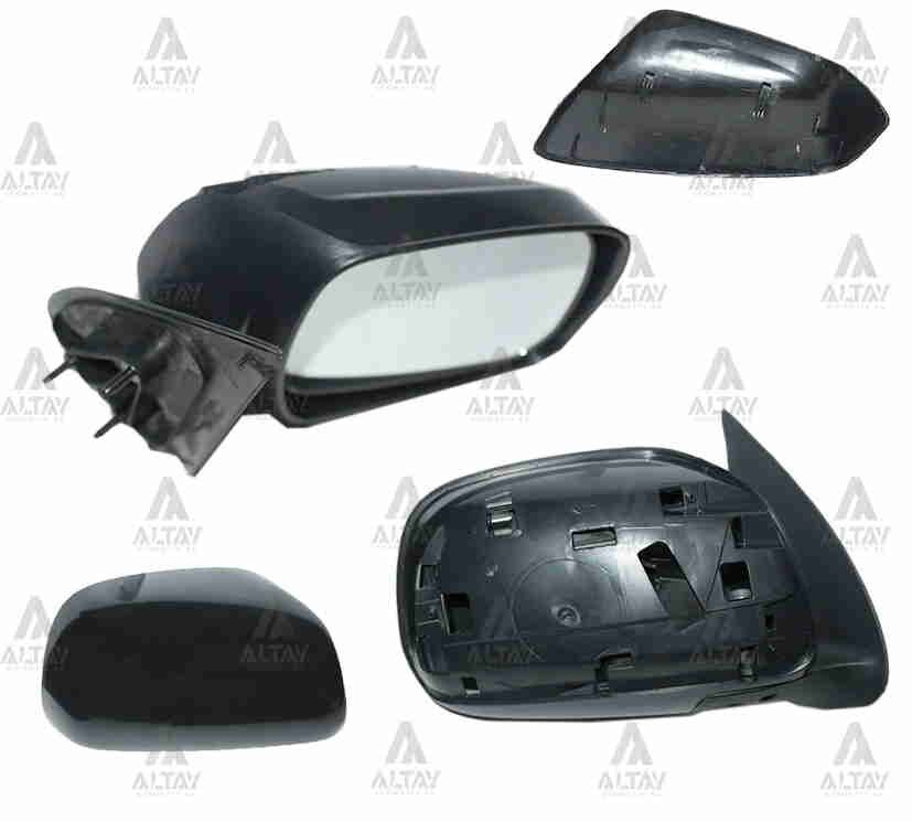 87910-0K071 AYNA DIŞ DİKİZ HILUX 06-11 MANUEL SİYAH SAĞ