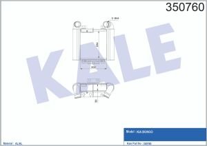 28190-42760 TURBO RADYATÖRÜ (INTERCOOLER) BONGO 05=