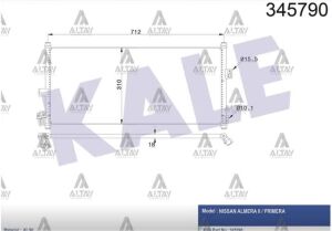 RADYATÖR KLİMA PRIMERA 02-08 / ALMERA 00-06 HYUNDAI ERA OEM: 92110-BM400