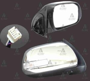 87910-0K860 AYNA DIŞ DİKİZ HILUX 12= ELEKTRİKLİ SİNYALLİ OTOMATİK KATLANIR KROM SAĞ