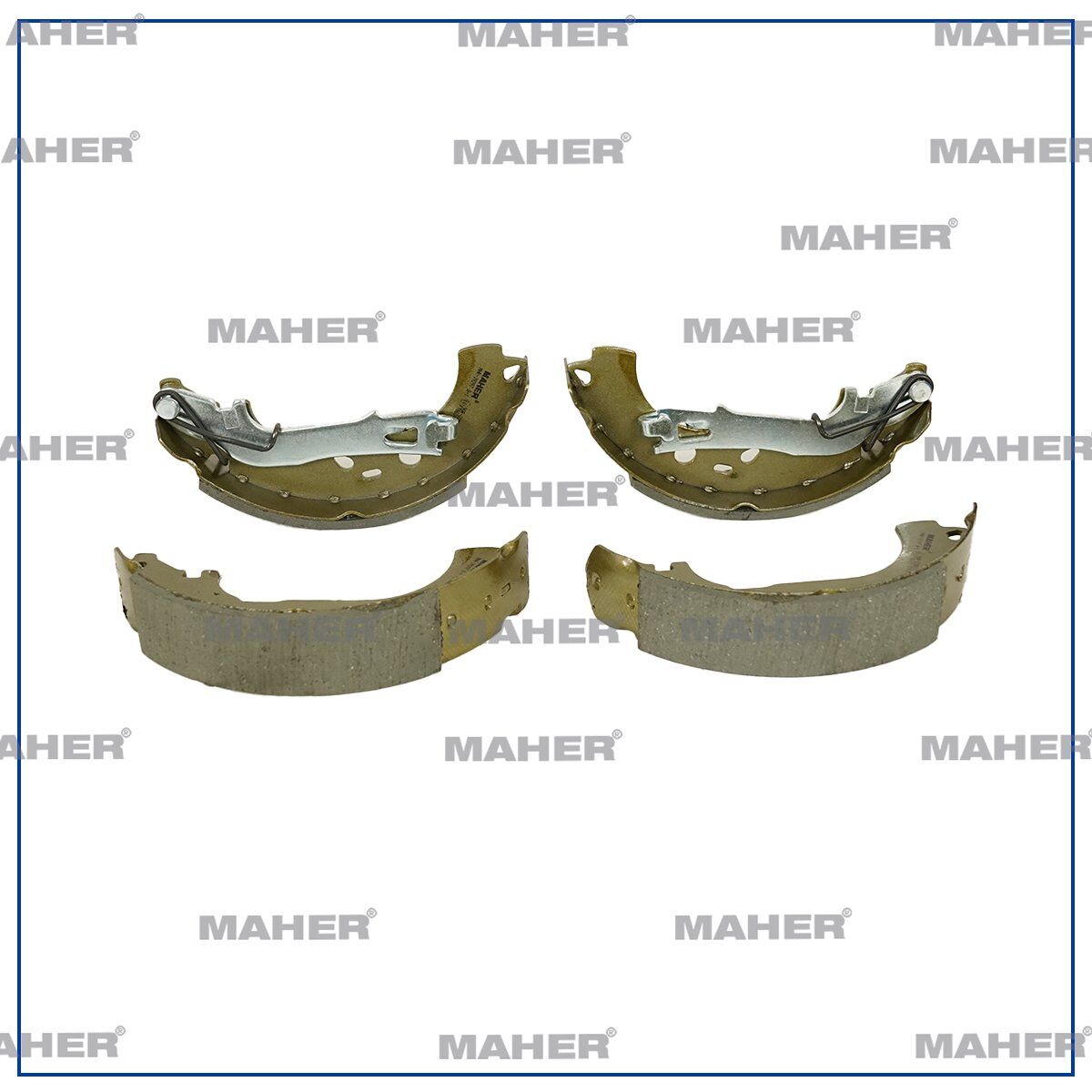 77363946 FREN BALATA ALBEA 09= / DOBLO I 05-10 SAFLİNE / DOBLO III 10= MAXI LEVYELİ YAYLI PABUÇ ARKA +1mm