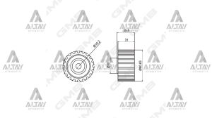 GT50540 GERGİ RULMANI MITSUBISHI / OPEL / RENAULT