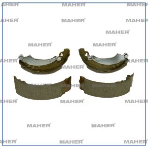 7701205758 FREN BALATA LOGAN 04= / SANDERO 08= / CLIO II 98-09 ABSSİZ LEVYELİ PABUÇ ARKA +1mm