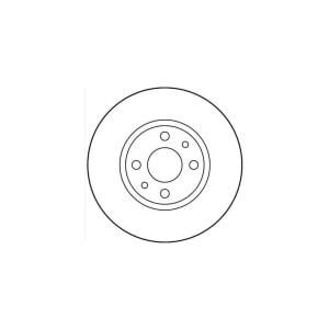 FREN DİSKİ LINEA 07= / BRAVO II 07= / STILO 01-10 / ARKA DÜZ 251-4 (SET) FIAT BRAVO, LINEA OEM: 46831042