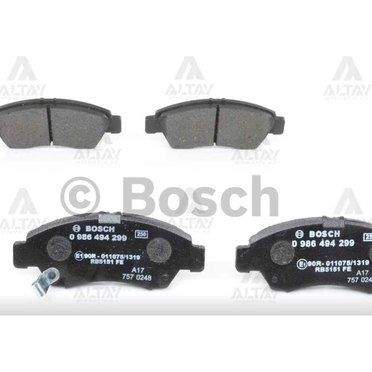 FREN BALATA JAZZ 02-08 / CIVIC 92-95 1.5 / CIVIC 96-00 1.4 ÖN HONDA CIVIC, JAZZ OEM: 06450SAAE50
