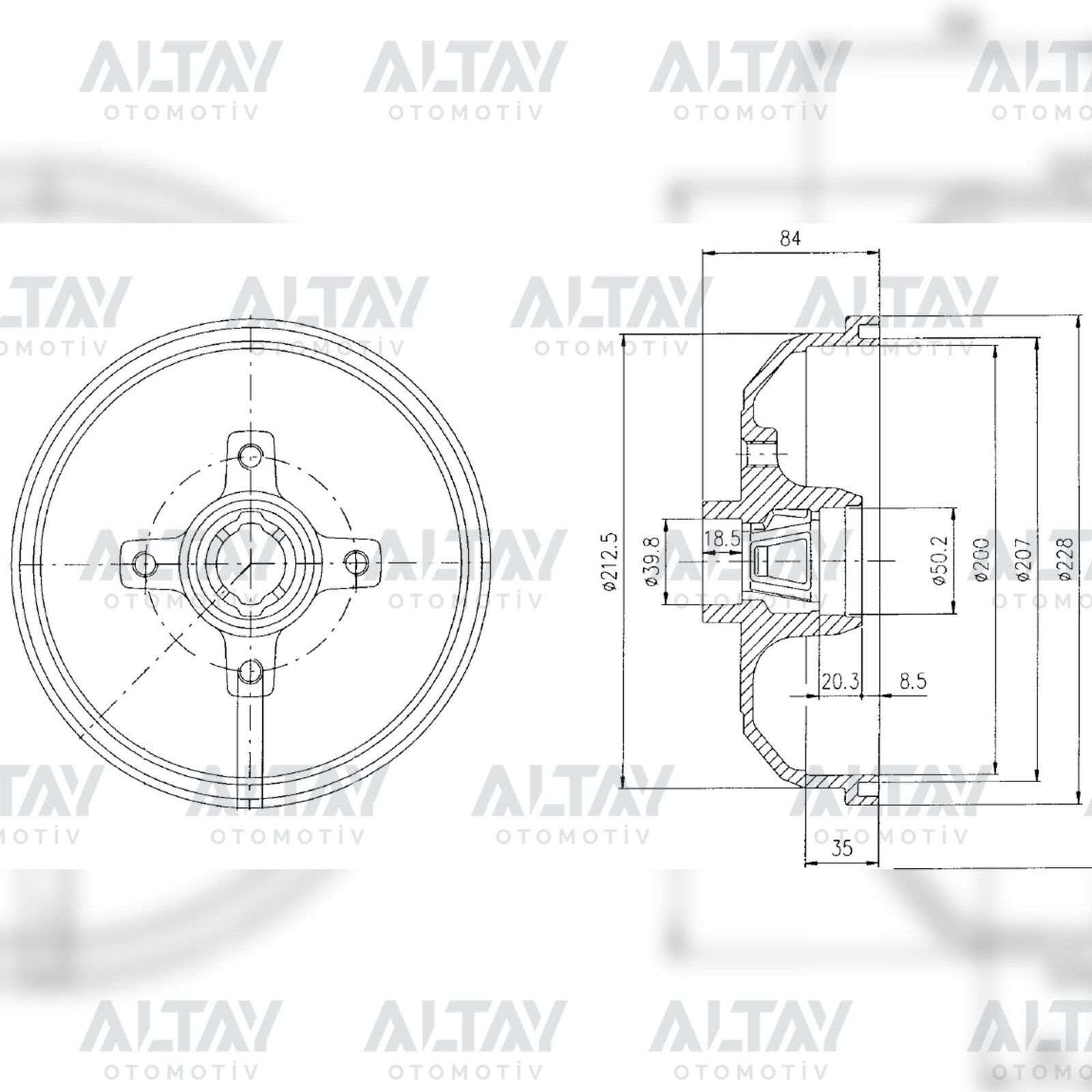418117 FREN KAMPANASI CORSA A 82-93 / CORSA.B 92-98 / TIGRA 97-00 ARKA